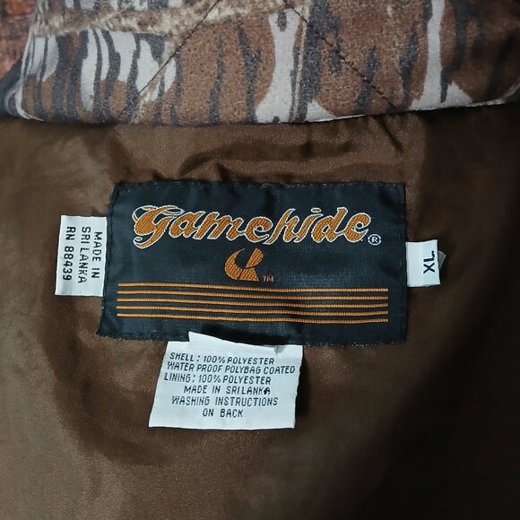 Gamehide Vintage Hunting Jacket Mens XL Hush Hide Camo Camouflage FLAWS - Picture 12 of 14